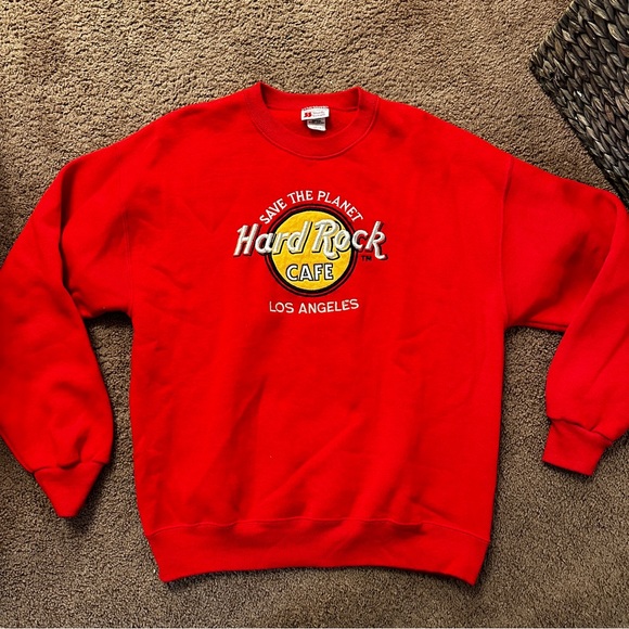 Vintage Hard Rock Cafe Los Angeles Embroidered Crewneck - Picture 3 of 4